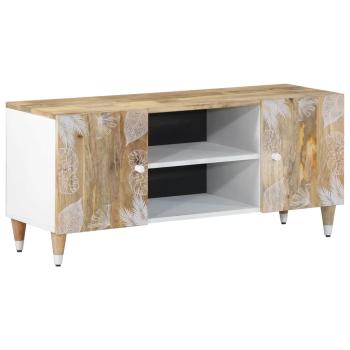 ARDEBO.de - TV-Schrank 105x33,5x46 cm Massivholz Mango