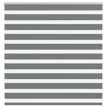 ARDEBO.de - Zebrarollo Dunkelgrau 150x100 cm Stoffbreite 145,9 cm Polyester