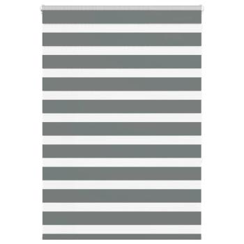 ARDEBO.de - Zebrarollo Dunkelgrau 115x150 cm Stoffbreite 110,9 cm Polyester