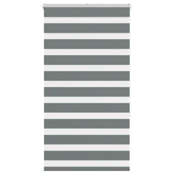 ARDEBO.de - Zebrarollo Dunkelgrau 90x150 cm Stoffbreite 85,9 cm Polyester