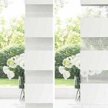 Zebrarollo Schwarz 80x100 cm Stoffbreite 75,9 cm Polyester