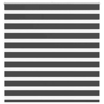 ARDEBO.de - Zebrarollo Schwarz 150x150 cm Stoffbreite 145,9 cm Polyester