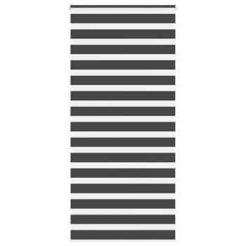 ARDEBO.de - Zebrarollo Schwarz 115x200 cm Stoffbreite 110,9 cm Polyester
