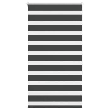 ARDEBO.de - Zebrarollo Schwarz 85x150 cm Stoffbreite 80,9 cm Polyester