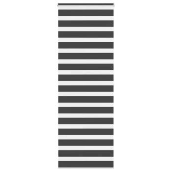 ARDEBO.de - Zebrarollo Schwarz 85x200 cm Stoffbreite 80,9 cm Polyester