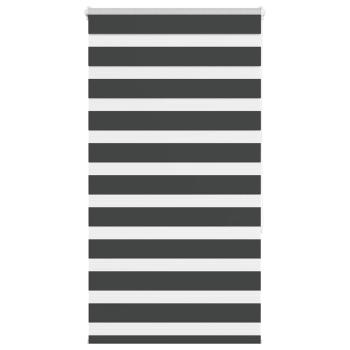 ARDEBO.de - Zebrarollo Schwarz 75x150 cm Stoffbreite 70,9 cm Polyester