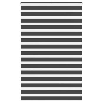 ARDEBO.de - Zebrarollo Schwarz 145x200 cm Stoffbreite 140,9 cm Polyester