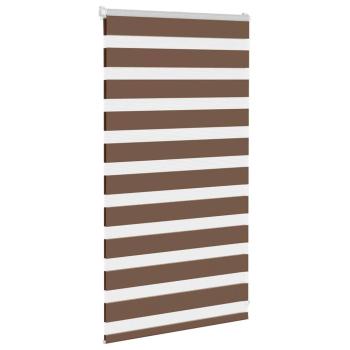 ARDEBO.de - Zebrarollo Braun 80x100 cm Stoffbreite 75,9 cm Polyester