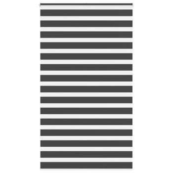 ARDEBO.de - Zebrarollo Schwarz 130x230 cm Stoffbreite 125,9 cm Polyester