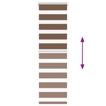 ARDEBO.de - Zebrarollo Braun 45x100 cm Stoffbreite 40,9 cm Polyester