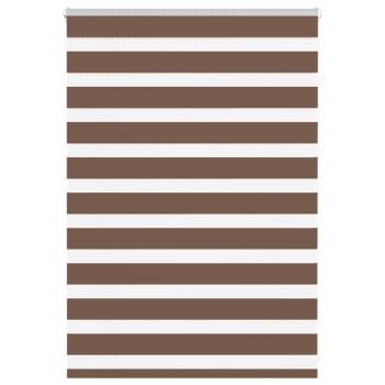 ARDEBO.de - Zebrarollo Braun 105x100 cm Stoffbreite 100,9 cm Polyester