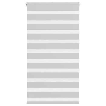 ARDEBO.de - Zebrarollo Hellgrau 75x150 cm Stoffbreite 70,9 cm Polyester