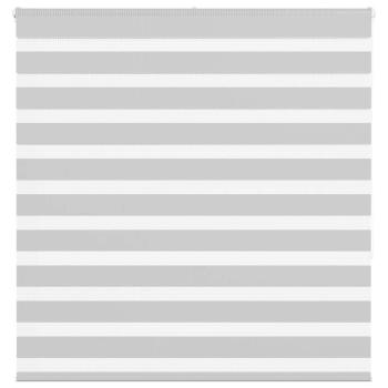 ARDEBO.de - Zebrarollo Hellgrau 145x150 cm Stoffbreite 140,9 cm Polyester