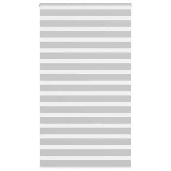 ARDEBO.de - Zebrarollo Hellgrau 120x200 cm Stoffbreite 115,9 cm Polyester