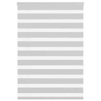 ARDEBO.de - Zebrarollo Hellgrau 115x150 cm Stoffbreite 110,9 cm Polyester