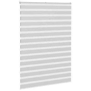 Zebrarollo Hellgrau 165x230 cm Stoffbreite 160,9 cm Polyester