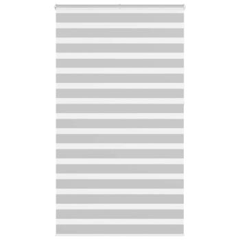 ARDEBO.de - Zebrarollo Hellgrau 130x230 cm Stoffbreite 125,9 cm Polyester