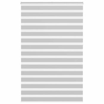 ARDEBO.de - Zebrarollo Hellgrau 140x230 cm Stoffbreite 135,9 cm Polyester