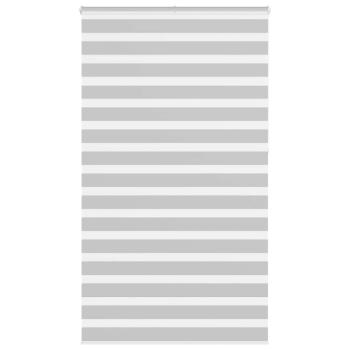 ARDEBO.de - Zebrarollo Hellgrau 120x230 cm Stoffbreite 115,9 cm Polyester