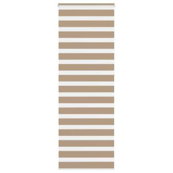 ARDEBO.de - Zebrarollo Sandbraun 80x230 cm Stoffbreite 75,9 cm Polyester