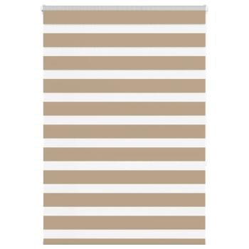 ARDEBO.de - Zebrarollo Sandbraun 105x150 cm Stoffbreite 100,9 cm Polyester