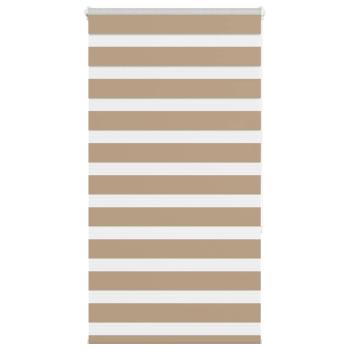 ARDEBO.de - Zebrarollo Sandbraun 80x150 cm Stoffbreite 75,9 cm Polyester
