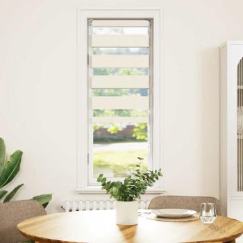 ARDEBO.de - Zebrarollo Marmorbeige 40x100 cm Stoffbreite 35,9 cm Polyester