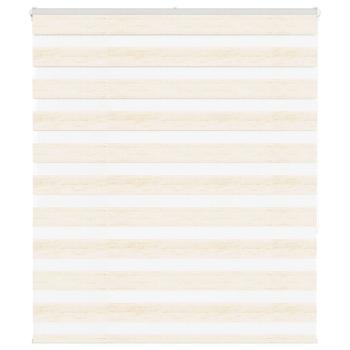 ARDEBO.de - Zebrarollo Marmorbeige 135x150cm Stoffbreite 130,9 cm Polyester