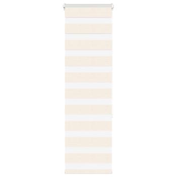 ARDEBO.de - Zebrarollo Marmorbeige 40x150 cm Stoffbreite 35,9 cm Polyester