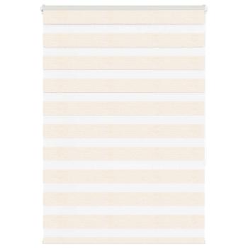 ARDEBO.de - Zebrarollo Marmorbeige 110x150cm Stoffbreite 105,9 cm Polyester