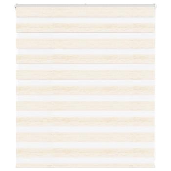 ARDEBO.de - Zebrarollo Marmorbeige 135x100cm Stoffbreite 130,9 cm Polyester