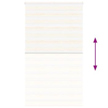 Zebrarollo Marmorbeige 130x230cm Stoffbreite 125,9 cm Polyester