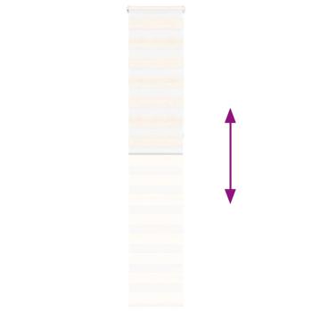 Zebrarollo Marmorbeige 50x230 cm Stoffbreite 45,9 cm Polyester