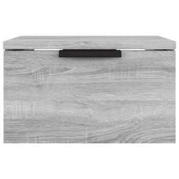 Wand-Nachttisch Grau Sonoma 34x30x20 cm