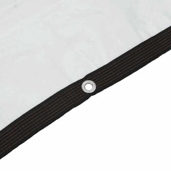 Transparente Plane mit Ösen 12x12 m Polyethylen