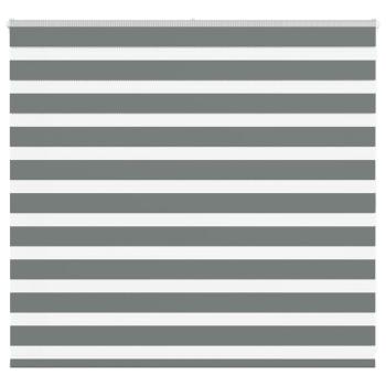 ARDEBO.de - Zebrarollo Dunkelgrau 155x100 cm Stoffbreite 150,9 cm Polyester