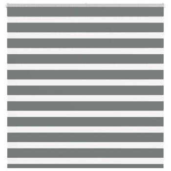 ARDEBO.de - Zebrarollo Dunkelgrau 145x100 cm Stoffbreite 140,9 cm Polyester
