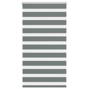 ARDEBO.de - Zebrarollo Dunkelgrau 75x100 cm Stoffbreite 70,9 cm Polyester