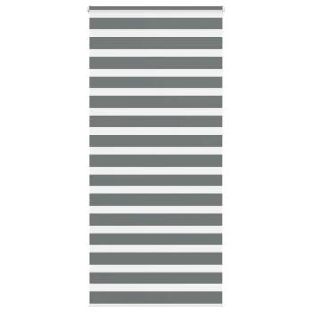 ARDEBO.de - Zebrarollo Dunkelgrau 95x230 cm Stoffbreite 90,9 cm Polyester