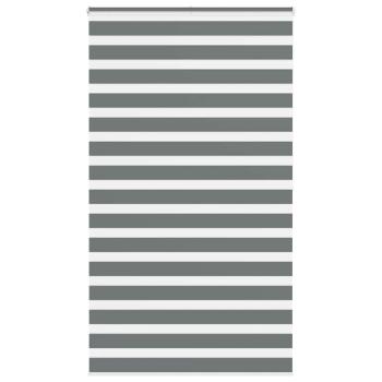 ARDEBO.de - Zebrarollo Dunkelgrau 130x200 cm Stoffbreite 125,9 cm Polyester