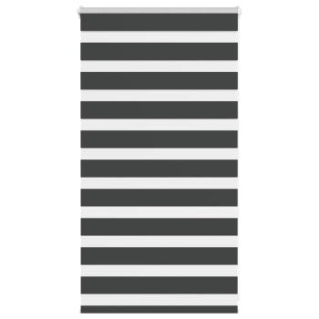 ARDEBO.de - Zebrarollo Schwarz 75x100 cm Stoffbreite 70,9 cm Polyester