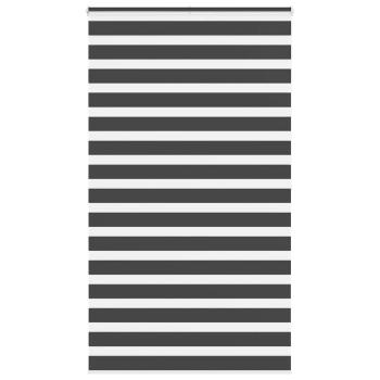 ARDEBO.de - Zebrarollo Schwarz 130x200 cm Stoffbreite 125,9 cm Polyester