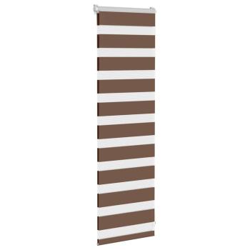 ARDEBO.de - Zebrarollo Braun 50x100 cm Stoffbreite 45,9 cm Polyester