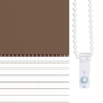 Zebrarollo Braun 50x100 cm Stoffbreite 45,9 cm Polyester
