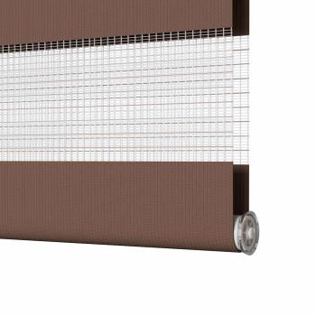 Zebrarollo Braun 50x100 cm Stoffbreite 45,9 cm Polyester