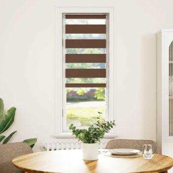 ARDEBO.de - Zebrarollo Braun 40x100 cm Stoffbreite 35,9 cm Polyester