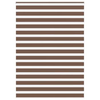 ARDEBO.de - Zebrarollo Braun 155x200 cm Stoffbreite 150,9 cm Polyester