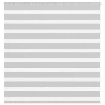 ARDEBO.de - Zebrarollo Hellgrau 145x100 cm Stoffbreite 140,9 cm Polyester