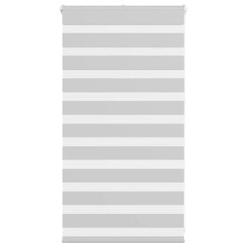 ARDEBO.de - Zebrarollo Hellgrau 80x100 cm Stoffbreite 75,9 cm Polyester