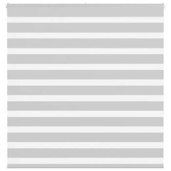 ARDEBO.de - Zebrarollo Hellgrau 140x150 cm Stoffbreite 135,9 cm Polyester